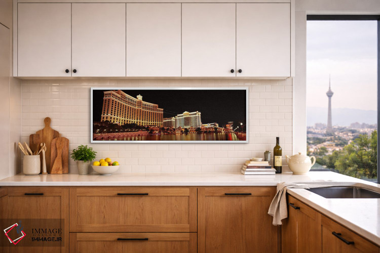 تابلو دکوراتیو Bellagio Resort And Casino, The Strip, Las Vegas, Nevad… اثر پانورامیک ایمجز - D2W