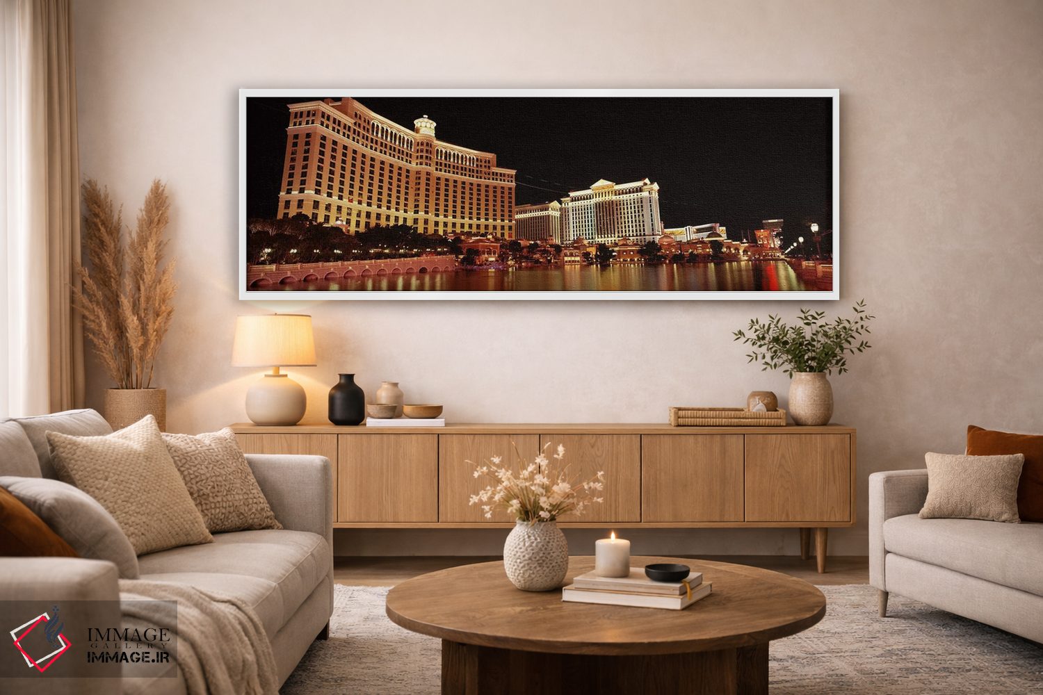 تابلو دکوراتیو Bellagio Resort And Casino, The Strip, Las Vegas, Nevad… اثر پانورامیک ایمجز - D4W