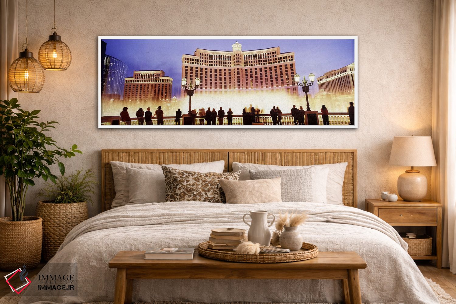 تابلو دکوراتیو Bellagio Resort And Casino, The Strip, Las Vegas, Nevad… اثر پانورامیک ایمجز - D4W