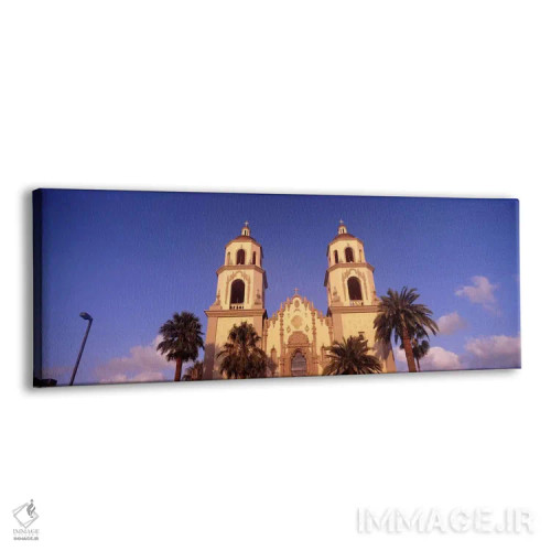 تابلو دکوراتیو St. Augustine Cathedral, Tucson, Arizona, USA,نمای روبه… اثر پانورامیک ایمجز - نمای پرسپکتیو محصول