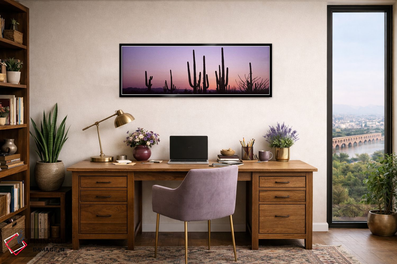 تابلو دکوراتیو Saguaro National Park, Tucson, Pima County, Arizona, US… اثر پانورامیک ایمجز - D2B