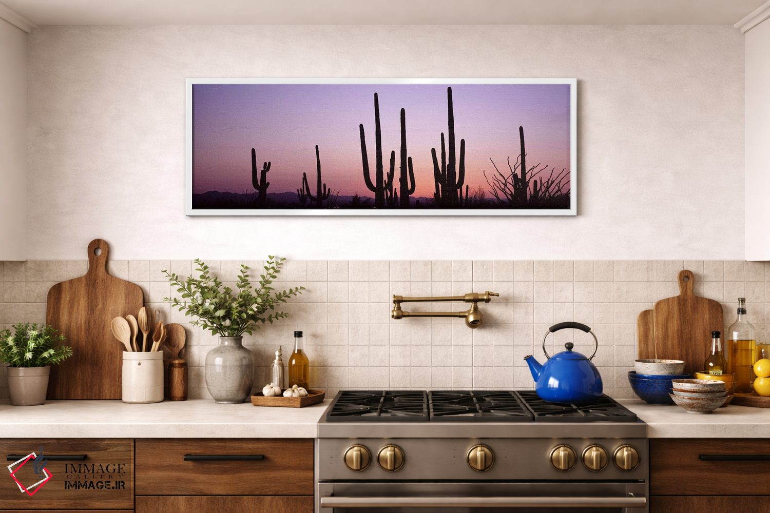 تابلو دکوراتیو Saguaro National Park, Tucson, Pima County, Arizona, US… اثر پانورامیک ایمجز - D1W