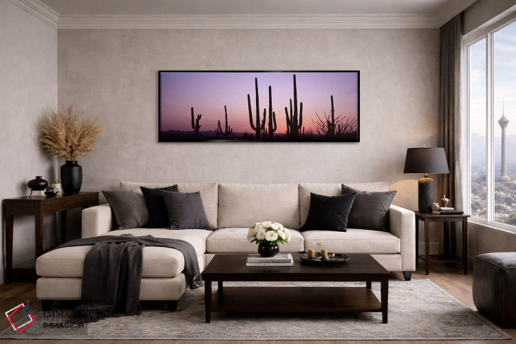 تابلو دکوراتیو Saguaro National Park, Tucson, Pima County, Arizona, US… اثر پانورامیک ایمجز - D3B