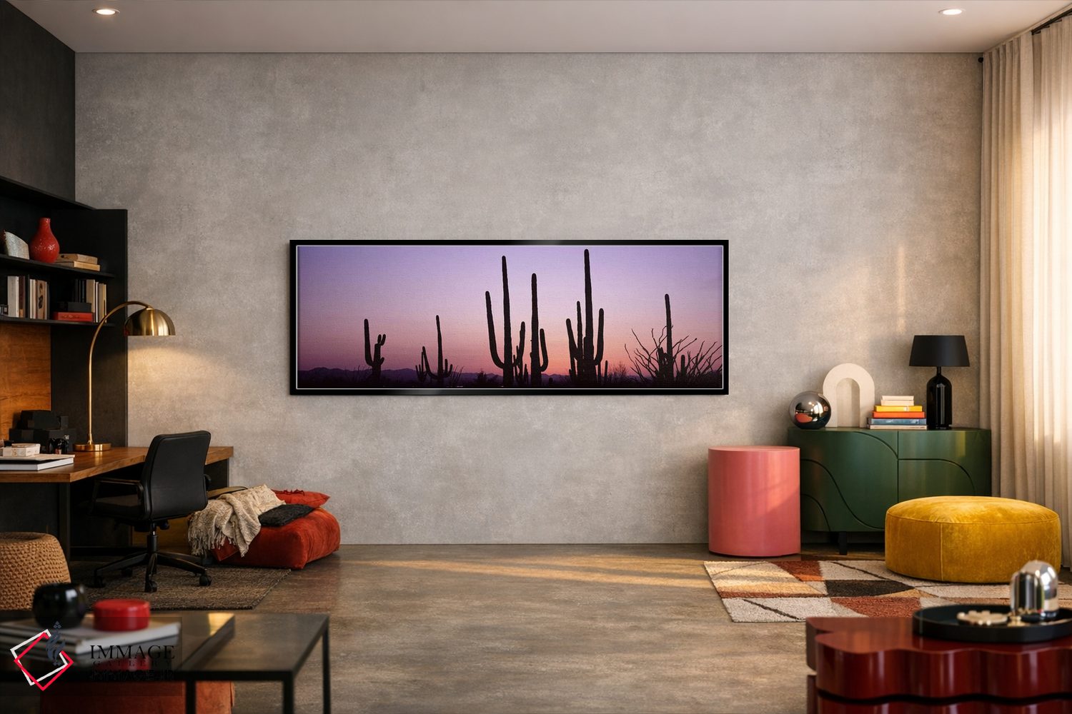 تابلو دکوراتیو Saguaro National Park, Tucson, Pima County, Arizona, US… اثر پانورامیک ایمجز - D4B