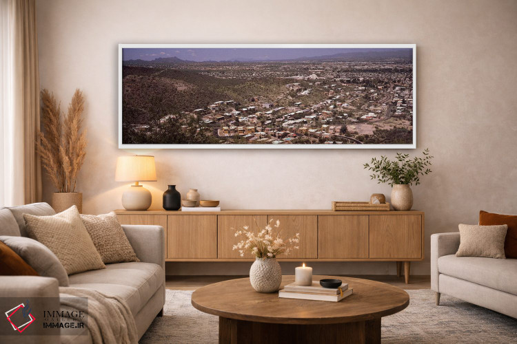 تابلو دکوراتیو Tucson, Pima County, Arizona, USA #2,نمای هوایی از شهر… اثر پانورامیک ایمجز - D3W