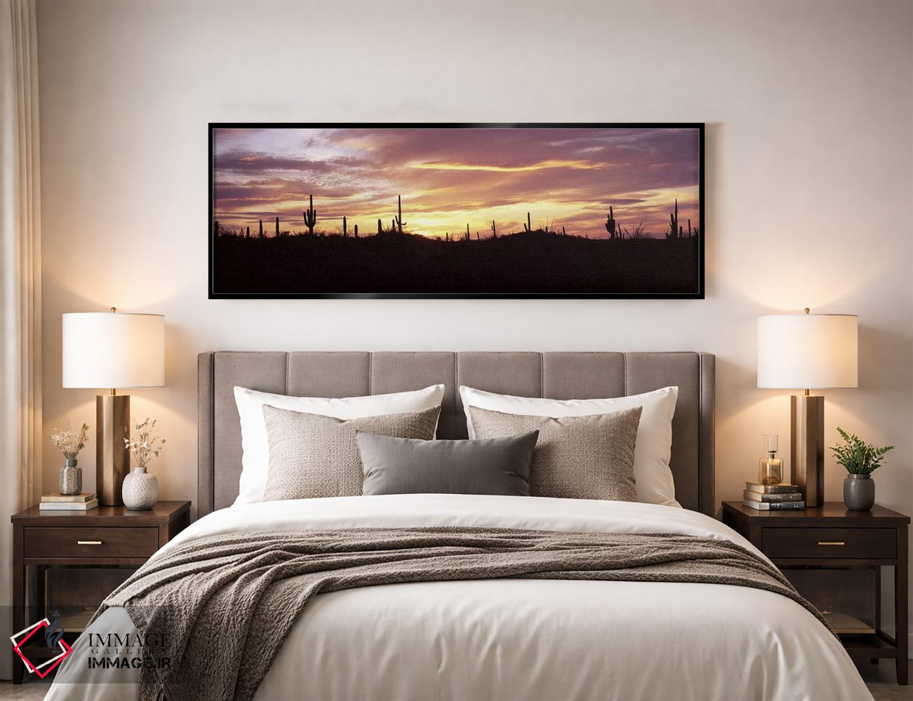 تابلو دکوراتیو Saguaro National Park, Tucson, Pima County, Arizona, US… اثر پانورامیک ایمجز - D4B