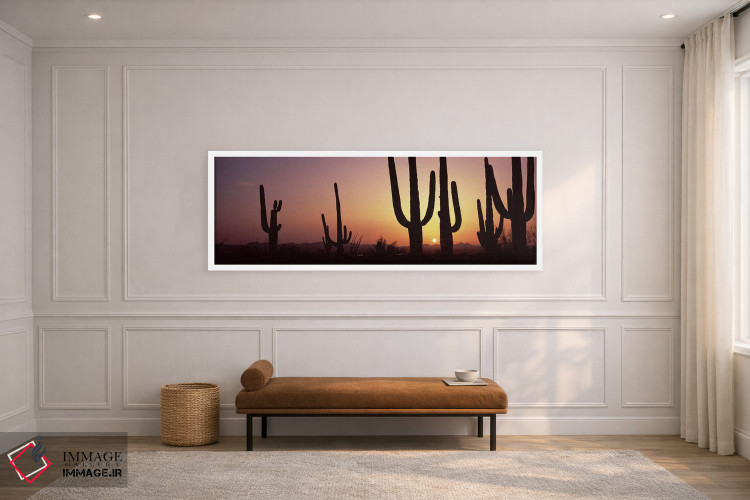 تابلو دکوراتیو Saguaro National Park, Tucson, Pima County, Arizona, US… اثر پانورامیک ایمجز - D2W