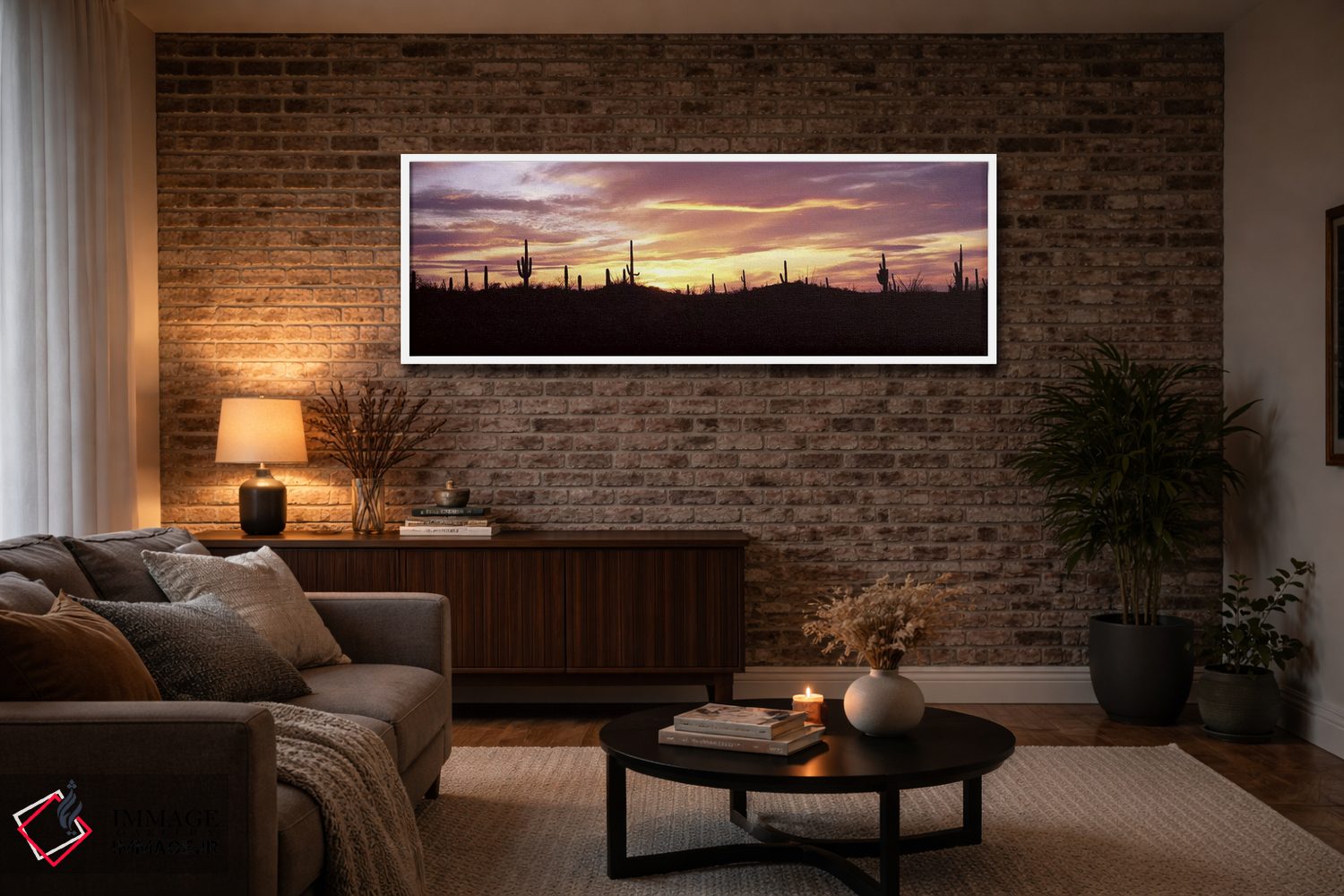 تابلو دکوراتیو Saguaro National Park, Tucson, Pima County, Arizona, US… اثر پانورامیک ایمجز - D3W