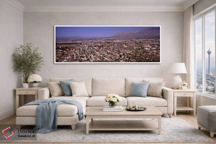 تابلو دکوراتیو Pima County, Arizona, USA,نمای هوایی از شهر، توسان، شهر… اثر پانورامیک ایمجز - D4W