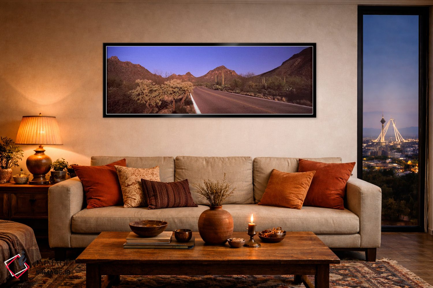 تابلو دکوراتیو Saguaro National Park, Tucson, Pima County, Arizona, US… اثر پانورامیک ایمجز - D5B