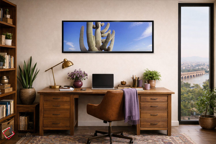 تابلو دکوراتیو Saguaro National Park, Tucson, Pima County, Arizona, US… اثر پانورامیک ایمجز - D2B