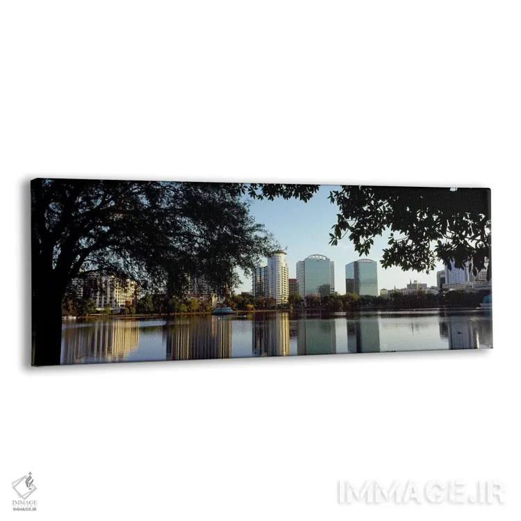 تابلو دکوراتیو Lake Eola, Orlando, Orange County, Florida, USA,ساختمان… اثر پانورامیک ایمجز - نمای پرسپکتیو محصول