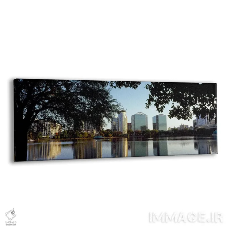 تابلو دکوراتیو Lake Eola, Orlando, Orange County, Florida, USA,ساختمان… اثر پانورامیک ایمجز - نمای پرسپکتیو محصول
