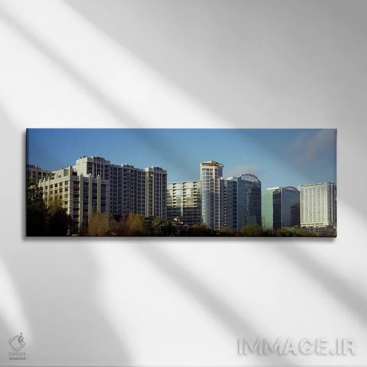 تابلو دکوراتیو Lake Eola, Orlando, Orange County, Florida, USA,آسمان خ… اثر پانورامیک ایمجز - نمای روبهرو روی دیوار