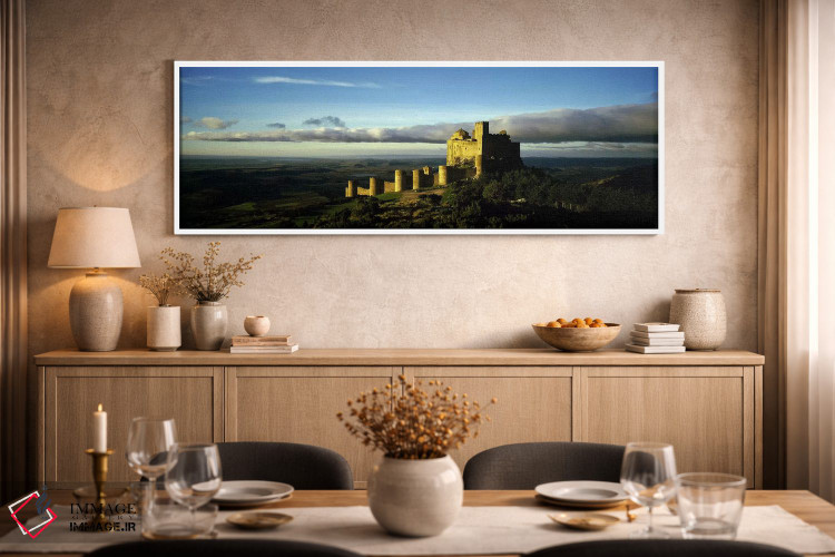 تابلو دکوراتیو Loarre Castle, Huesca, Aragon, Spain,قلعه ای روی تپه، ق… اثر پانورامیک ایمجز - D2W