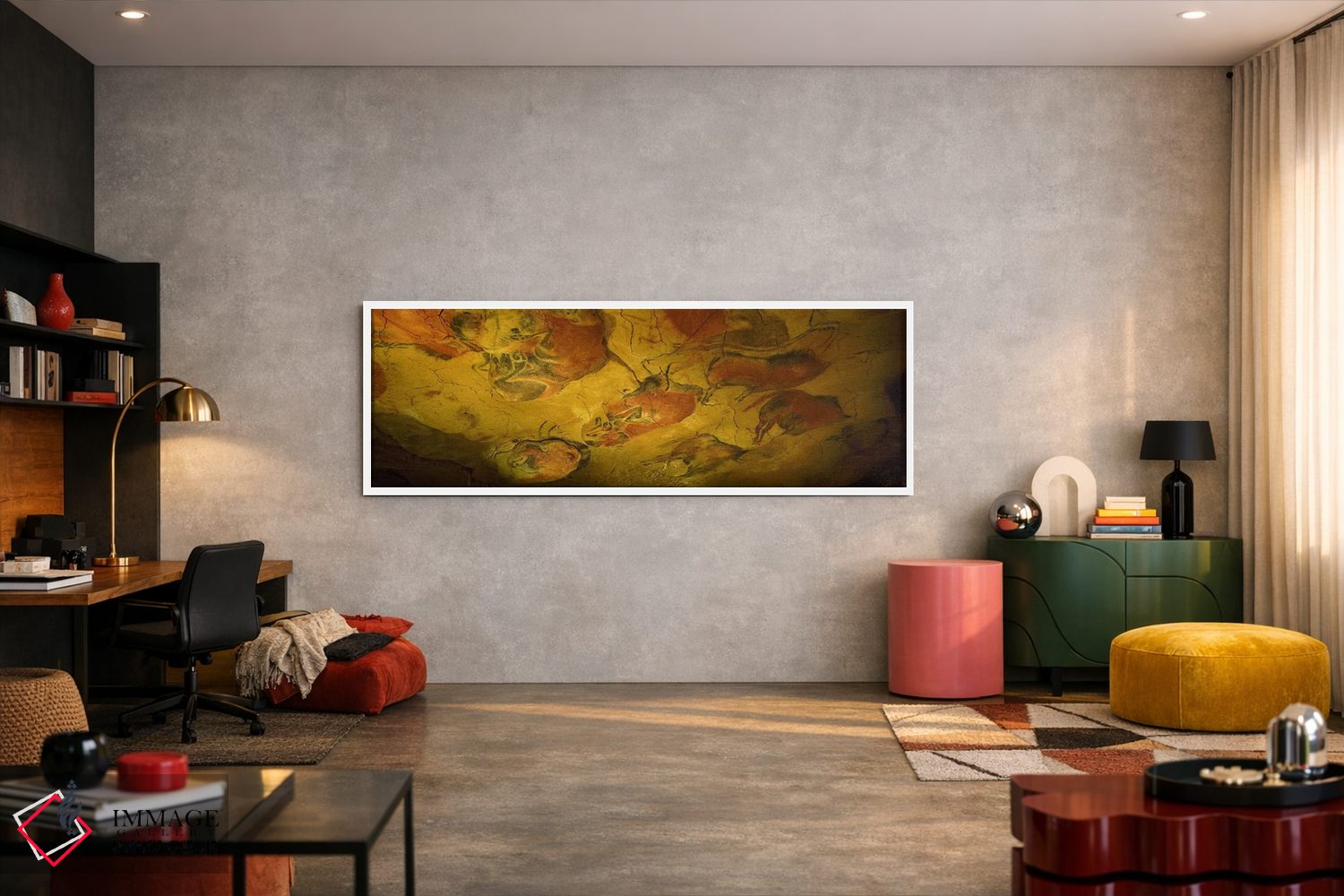 تابلو دکوراتیو Cave Of Altamira, Near Santillana del Mar, Cantabria, S… اثر پانورامیک ایمجز - D5W