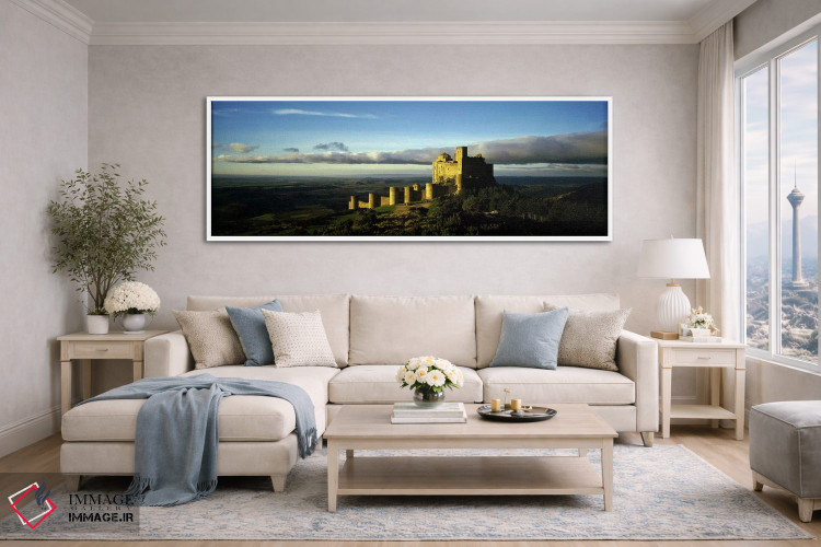 تابلو دکوراتیو Loarre Castle, Huesca, Aragon, Spain,قلعه ای روی تپه، ق… اثر پانورامیک ایمجز - D4W