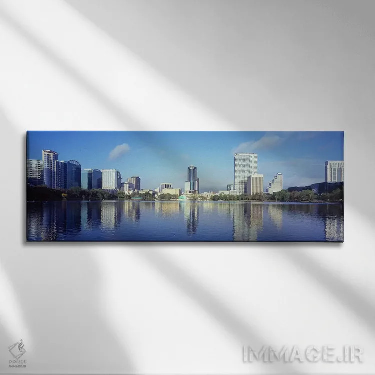 تابلو دکوراتیو Lake Eola, Orlando, Orange County, Florida, USA 2010 #4… اثر پانورامیک ایمجز - نمای روبهرو روی دیوار