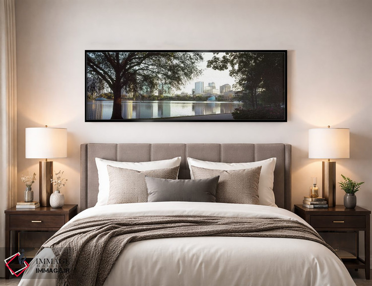 تابلو دکوراتیو Lake Eola, Orlando, Orange County, Florida, USA #2,ساخت… اثر پانورامیک ایمجز - D4B