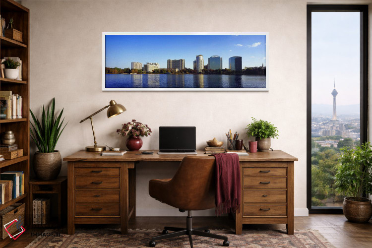 تابلو دکوراتیو Lake Eola, Orlando, Orange County, Florida, USA 2010 #2… اثر پانورامیک ایمجز - D1W