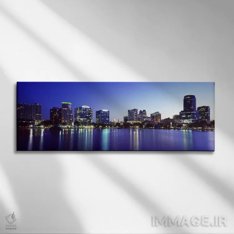 تابلو دکوراتیو Lake Eola, Orlando, Orange County, Florida, USA 2010 #2… اثر پانورامیک ایمجز - نمای روبهرو روی دیوار