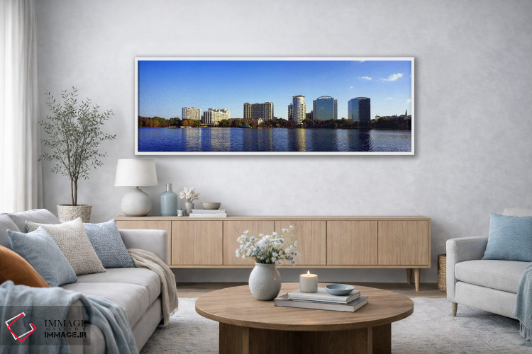 تابلو دکوراتیو Lake Eola, Orlando, Orange County, Florida, USA 2010 #2… اثر پانورامیک ایمجز - D3W