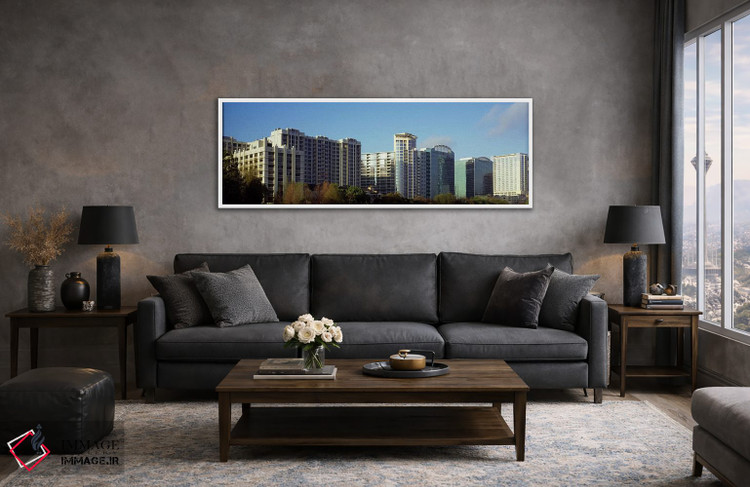 تابلو دکوراتیو Lake Eola, Orlando, Orange County, Florida, USA,آسمان خ… اثر پانورامیک ایمجز - D4W
