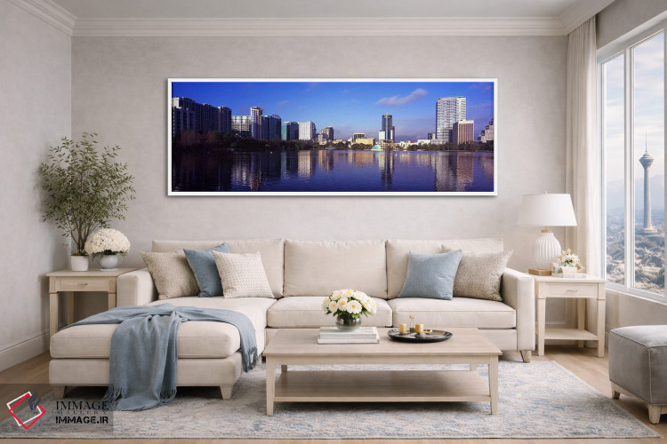 تابلو دکوراتیو Lake Eola, Orlando, Orange County, Florida, USA 2010 #3… اثر پانورامیک ایمجز - D5W