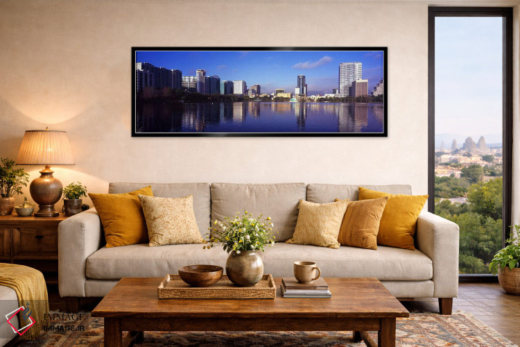 تابلو دکوراتیو Lake Eola, Orlando, Orange County, Florida, USA 2010 #3… اثر پانورامیک ایمجز - D6B