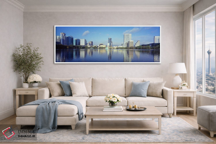 تابلو دکوراتیو Lake Eola, Orlando, Orange County, Florida, USA 2010 #4… اثر پانورامیک ایمجز - D4W