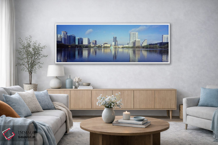 تابلو دکوراتیو Lake Eola, Orlando, Orange County, Florida, USA 2010 #4… اثر پانورامیک ایمجز - D3W
