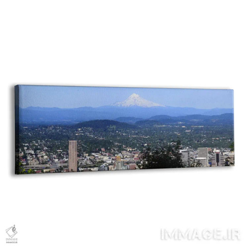 تابلو دکوراتیو Mt Hood, Portland, Oregon, USA 2010,نمای زاویه بالا از… اثر پانورامیک ایمجز - نمای پرسپکتیو محصول