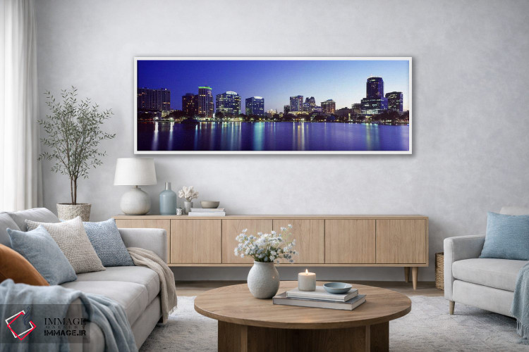 تابلو دکوراتیو Lake Eola, Orlando, Orange County, Florida, USA 2010 #2… اثر پانورامیک ایمجز - D3W