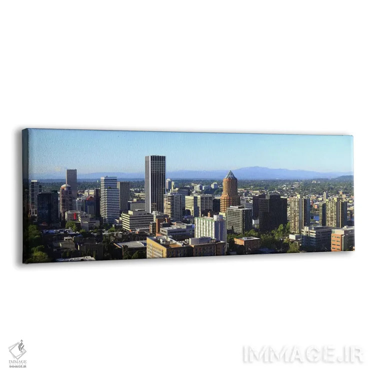 تابلو دکوراتیو Portland, Multnomah County, Oregon, USA 2010,منظره شهری… اثر پانورامیک ایمجز - نمای پرسپکتیو محصول