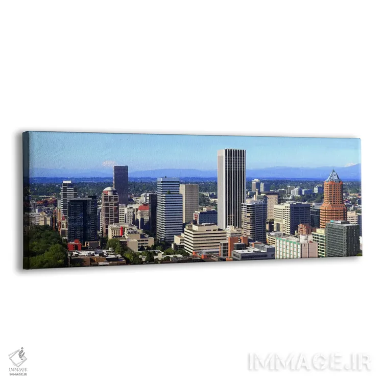 تابلو دکوراتیو Portland, Multnomah County, Oregon, USA 2010,نمای زاویه… اثر پانورامیک ایمجز - نمای پرسپکتیو محصول