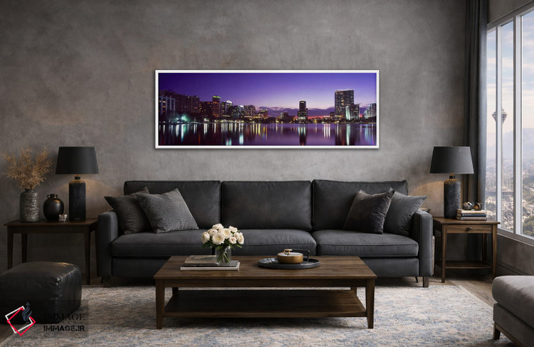 تابلو دکوراتیو Lake Eola, Orlando, Orange County, Florida, USA 2010 #3… اثر پانورامیک ایمجز - D4W