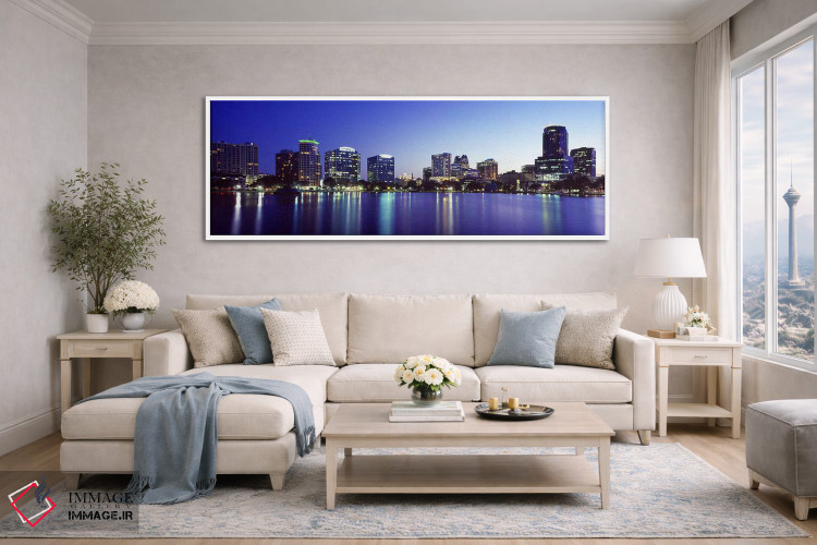 تابلو دکوراتیو Lake Eola, Orlando, Orange County, Florida, USA 2010 #2… اثر پانورامیک ایمجز - D4W