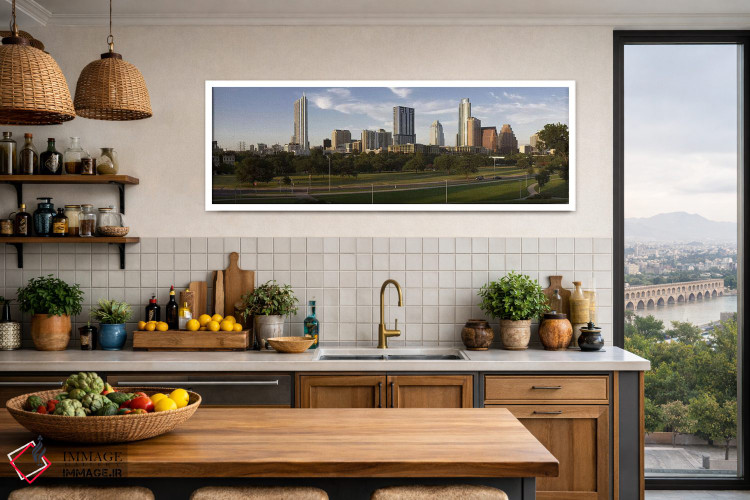 تابلو دکوراتیو Austin, Travis County, Texas, USA #2,ساختمان ها در شهر… اثر پانورامیک ایمجز - D3W