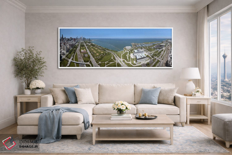 تابلو دکوراتیو Lake Michigan, Chicago, Cook County, Illinois, USA 2009… اثر پانورامیک ایمجز - D5W