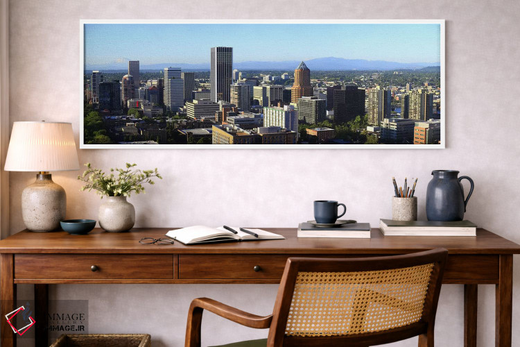 تابلو دکوراتیو Portland, Multnomah County, Oregon, USA 2010,منظره شهری… اثر پانورامیک ایمجز - D1W