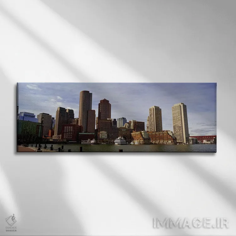 تابلو دکوراتیو Fan Pier, Boston, Suffolk County, Massachusetts, USA 20… اثر پانورامیک ایمجز - نمای روبهرو روی دیوار