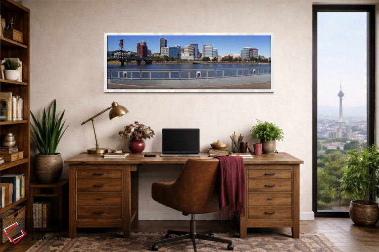 تابلو دکوراتیو Vista Point, Portland, Multnomah County, Oregon, USA 20… اثر پانورامیک ایمجز - D1W