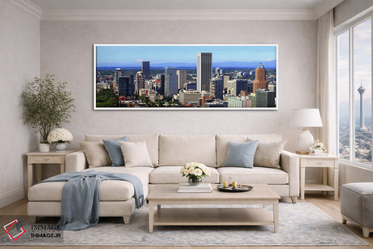 تابلو دکوراتیو Portland, Multnomah County, Oregon, USA 2010,نمای زاویه… اثر پانورامیک ایمجز - D4W