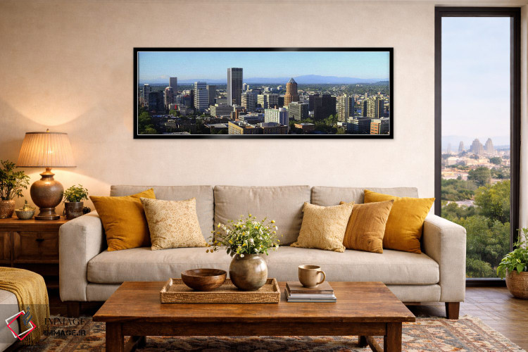 تابلو دکوراتیو Portland, Multnomah County, Oregon, USA 2010,منظره شهری… اثر پانورامیک ایمجز - D5B