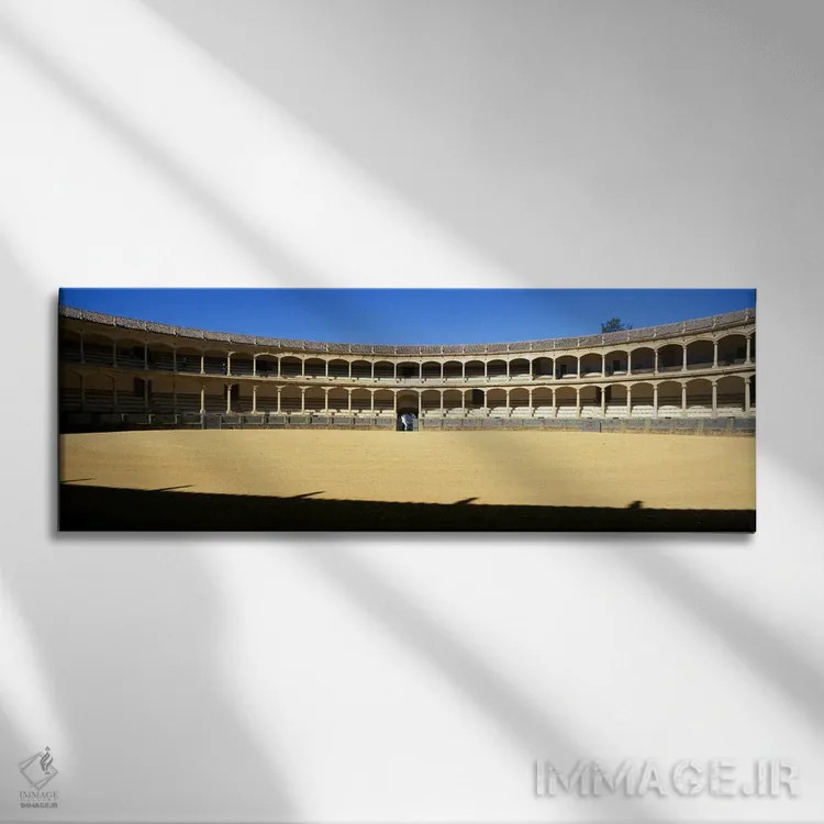 تابلو دکوراتیو Plaza de Toros, Ronda, Malaga, Andalusia, Spain,میدان گ… اثر پانورامیک ایمجز - نمای روبهرو روی دیوار
