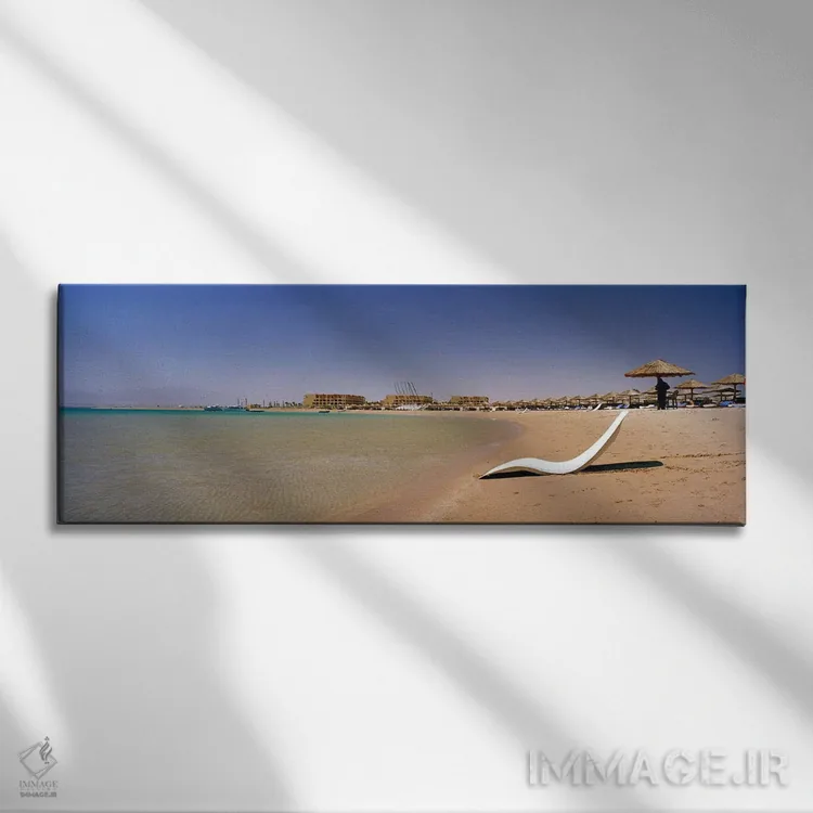 تابلو دکوراتیو Soma Bay, Hurghada, Egypt,صندلی راحتی روی ساحل، سوما بی… اثر پانورامیک ایمجز - نمای روبهرو روی دیوار