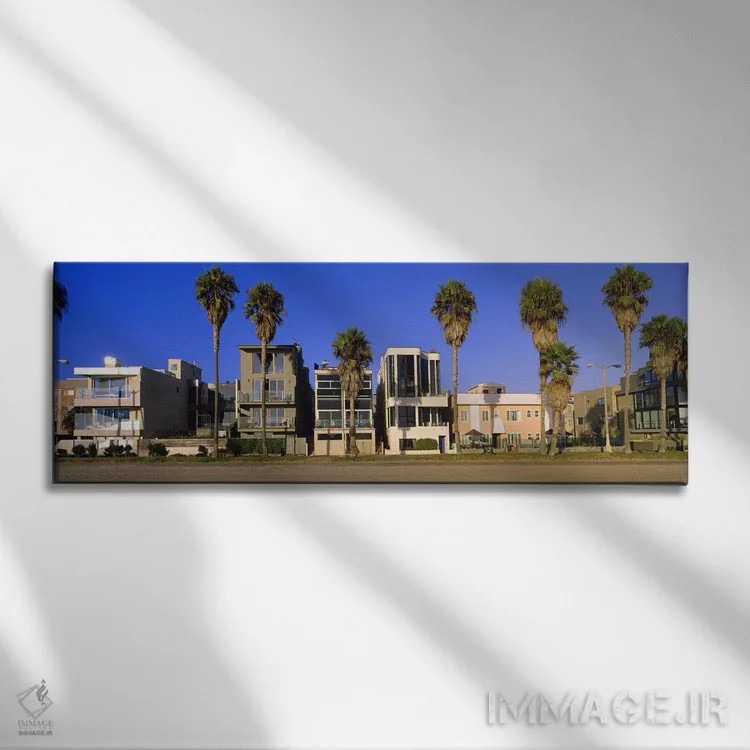 تابلو دکوراتیو Venice Beach, City of Los Angeles, California, USA,ساخت… اثر پانورامیک ایمجز - نمای روبهرو روی دیوار