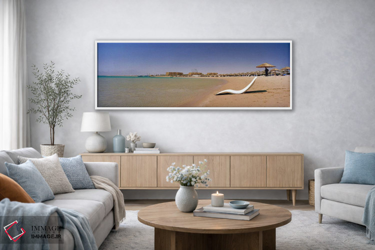 تابلو دکوراتیو Soma Bay, Hurghada, Egypt,صندلی راحتی روی ساحل، سوما بی… اثر پانورامیک ایمجز - D3W