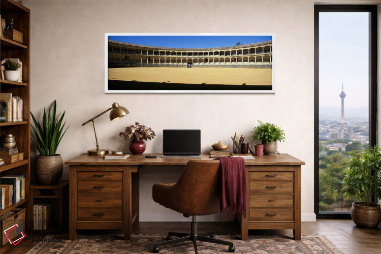 تابلو دکوراتیو Plaza de Toros, Ronda, Malaga, Andalusia, Spain,میدان گ… اثر پانورامیک ایمجز - D2W