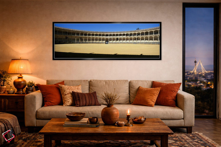 تابلو دکوراتیو Plaza de Toros, Ronda, Malaga, Andalusia, Spain,میدان گ… اثر پانورامیک ایمجز - D5B